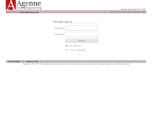 Tablet Screenshot of admin.agenne.com